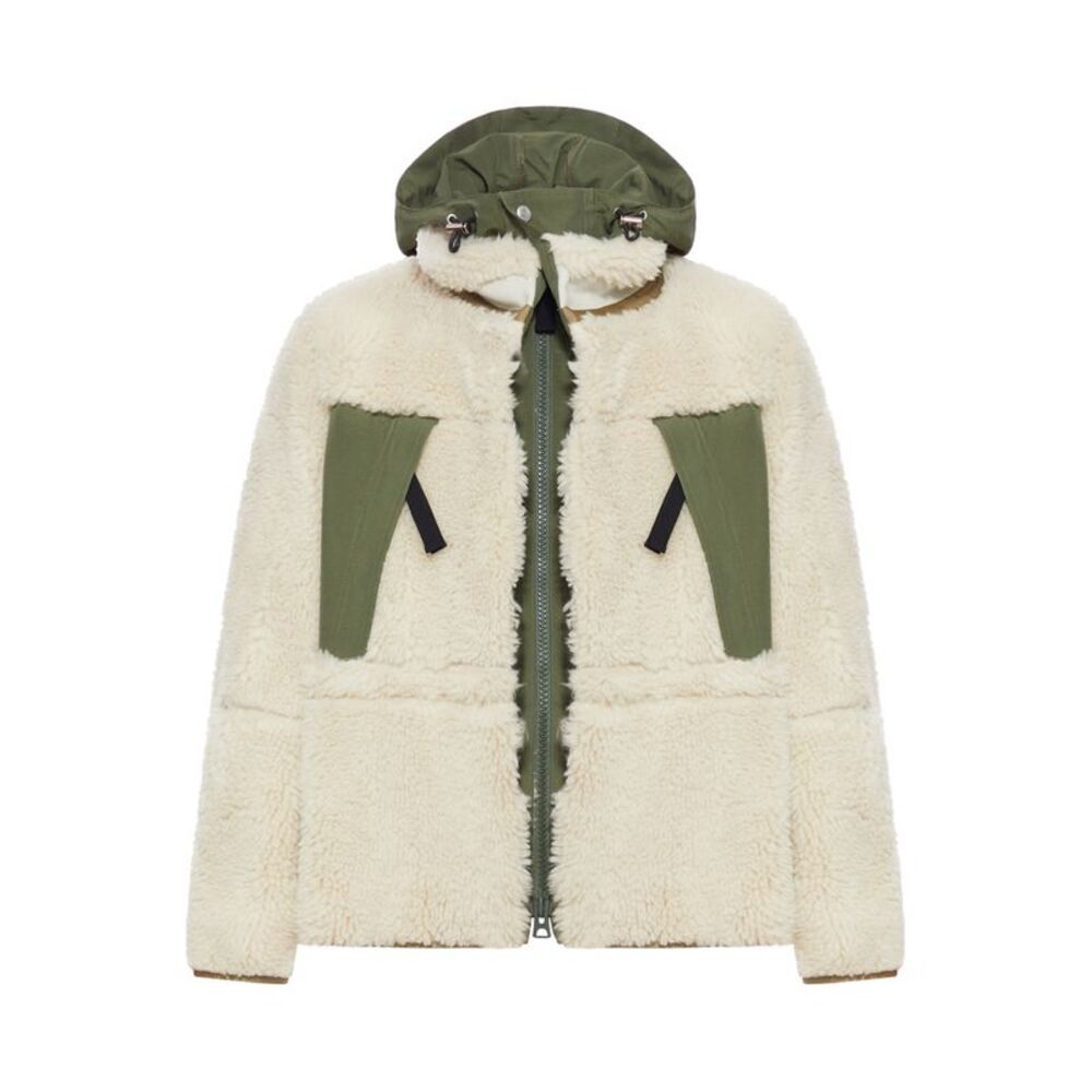 Sacai Men Shearling Bomber Jacket